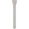 Ekena Millwork 2 1/4"W x 7"D x 14"H Stockport Wood Vintage Decor Bracket, Chalk Dust White BKTWD02X07X14STWH - alternate 2